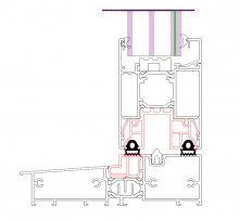 Option : Seuil Alu plat possible